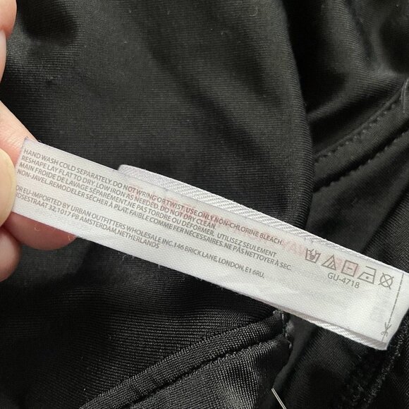 Out From Under Urban Outfitters Women M Black Bossa Nova Halter Bra Top - Picture 8 of 9